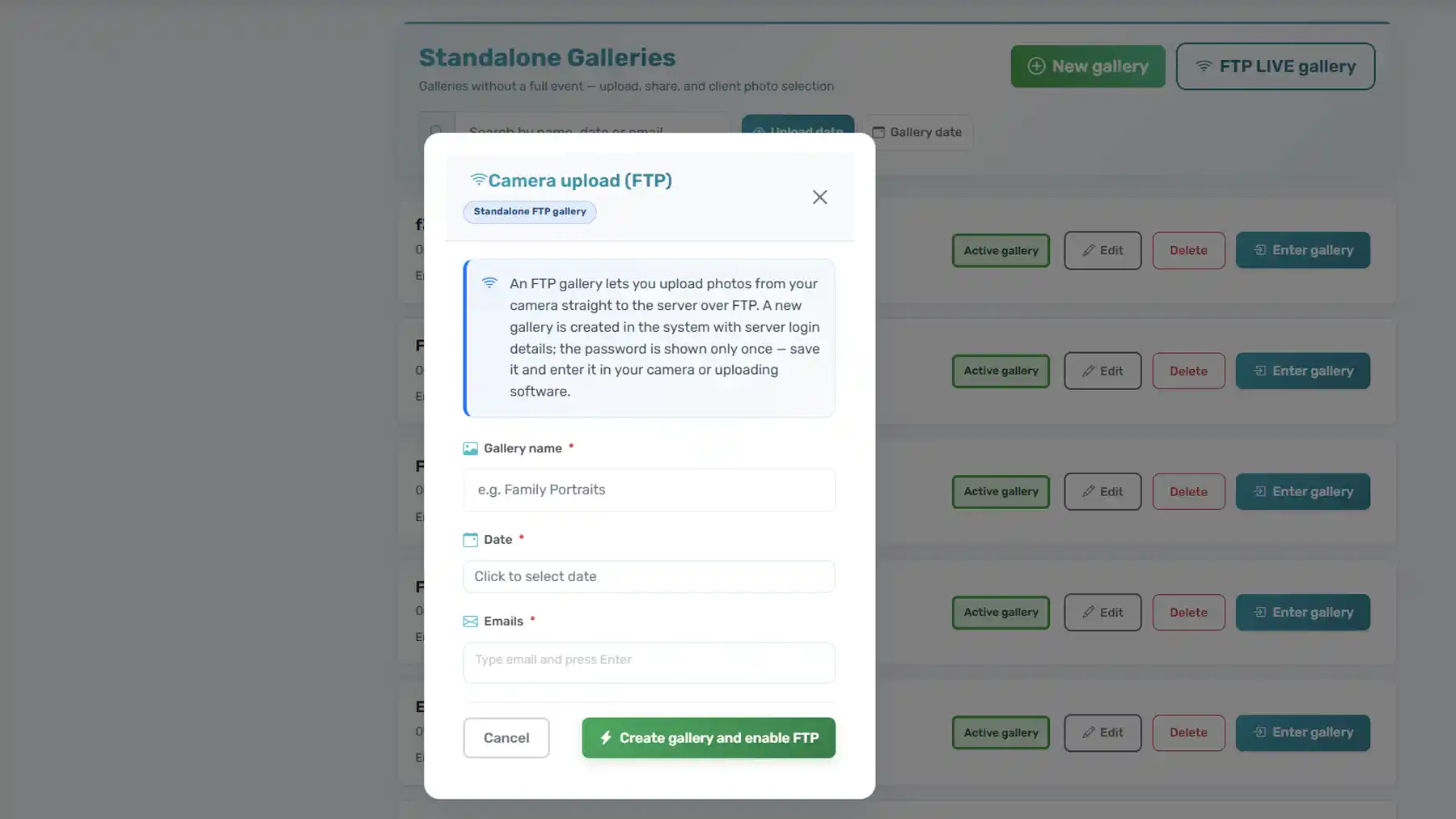 חיבור מצלמה או משדר